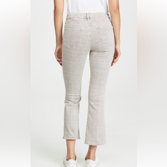 FRAME Le Crop Mini Boot Plaid Jeans Size 28 - Picture 2 of 7